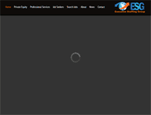 Tablet Screenshot of execstaffgroup.com